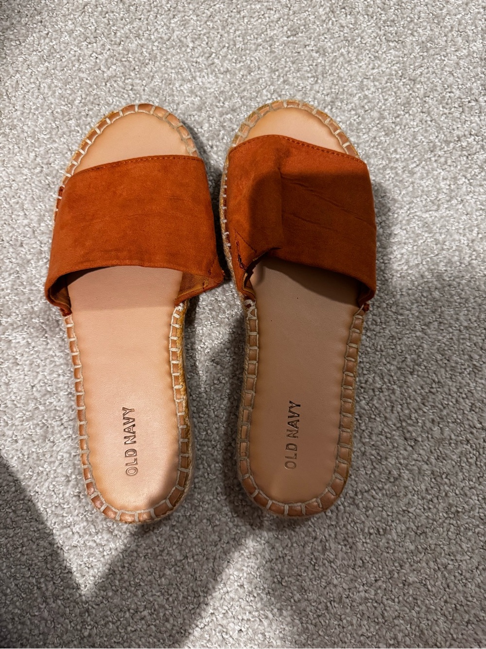 Brown platform shoes
